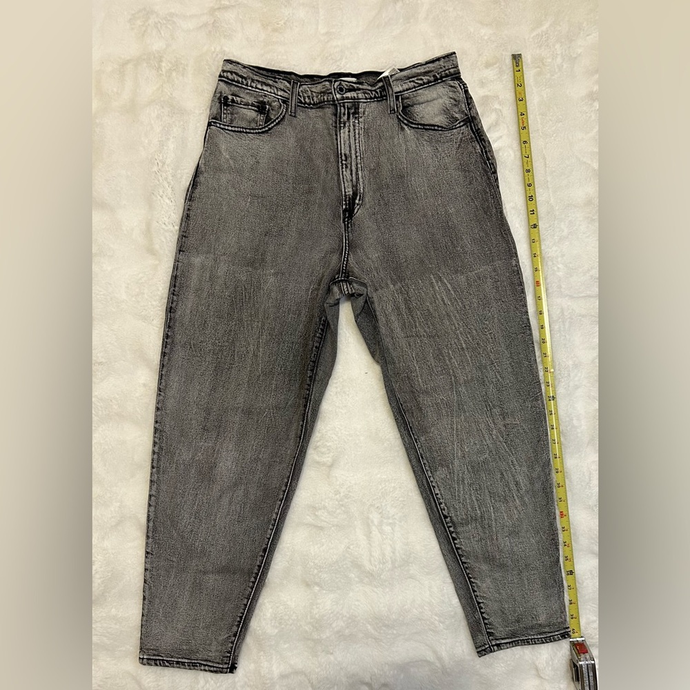 Levi's X Deepika Padukone Black Acid Wash Denim Jeans Unisex